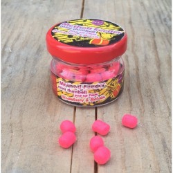 Pop-up FeederX - Method Feeder Mini Dumbell Strawberry si Betaina Roz Pop-up FeederX - Method Feeder Mini Dumbell Strawberry si Betaina Roz